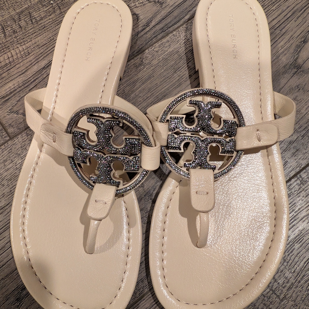 Tory Burch Cream Sandals